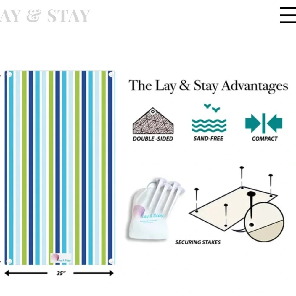 Lay & Stay Harbor Towel